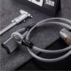 1.2m Security Cable Lock PVC Steel Wire Padlock U-Lock  Electric Door, Bicycle,Glass Door Lock