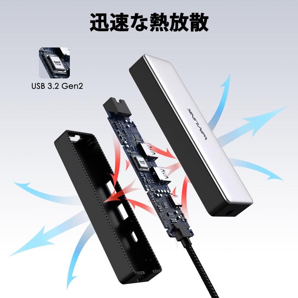 WAVLINK USB C Hub Triple 12in1 Laptop Docking 4K Dual 4K 100W PD 5Gbps Multiport Adapter with Monitor, Station, HDMI, DP, IN, USB3.0, USB2.0, RJ45,