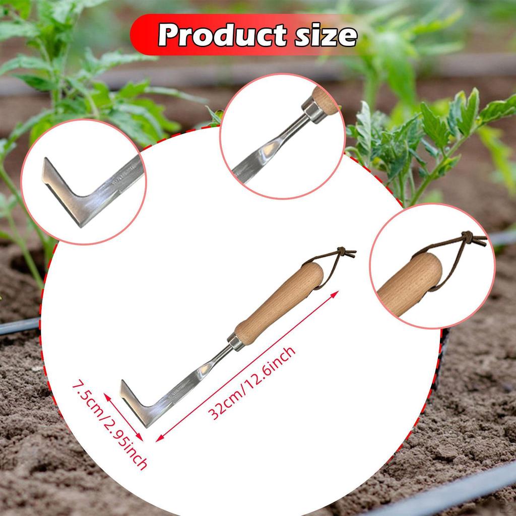 Cracker Weeder Weed Remover Portable Ergonomic Gardening Tool Puller for Farm Driveway