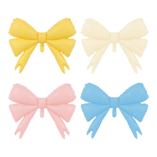5 Pcs Bow Balloons Large Bowtie Foil Balloon for Bow Theme Birthday Party Wedding Baby Shower Mouse Party Supplies
