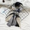 Fashionable and Versatile Imitation Cashmere Autumn and Winter Scarf for Men New Plaid Warm Scarf for Women