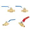Медные шаровые краны PEX B Коррозионностойкие штуцеры-бочонки для шлангов Отсечные шаровые краны Для сантехнических систем Герметичные фитинги