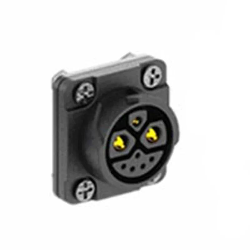 50A 2+1+5 Lithium Battery Connector Waterproof IP67 M23 Male Female Plug Socket New Energy Electric Bicycle Charging Port Cable
