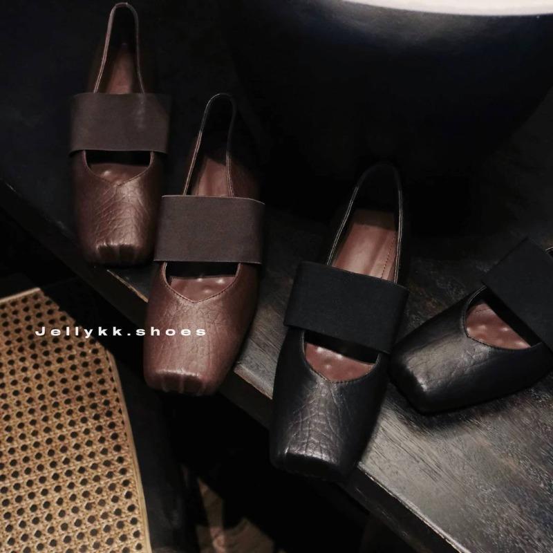 Fashion Retro Single Shoes Women 2025 Spring and Autumn New French Temperament Mary Jane Leather Shoes