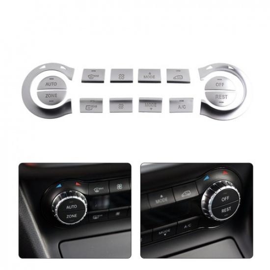 Stylish AC Button Trim for Mercedes For CLA GLA C117 X156 2013 to 2018