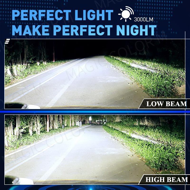 H4 LED Headlight H1 H3 H7 H11 880 9005 9006 CSP 5570 Chip Car Bulbs 6000LM 70W 6500K Hight Low Beam Fog Lamp Spotlight Canbus