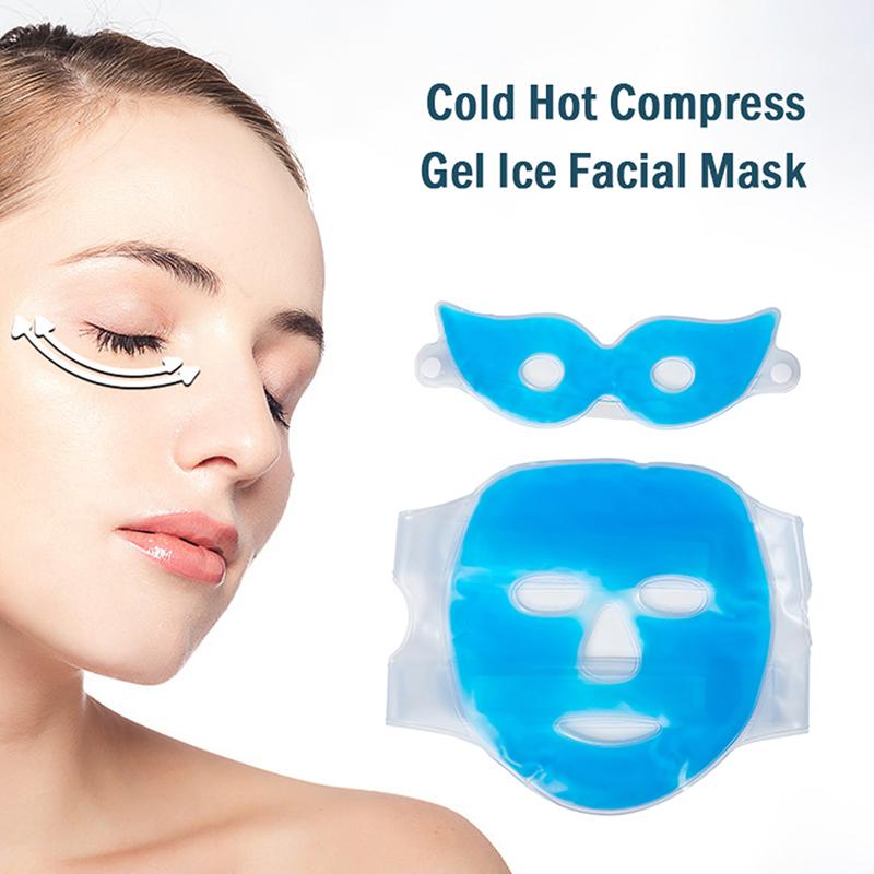 Ice Pack Cooling Face Mask Pain Headache Relief Gel Pillow Relaxing