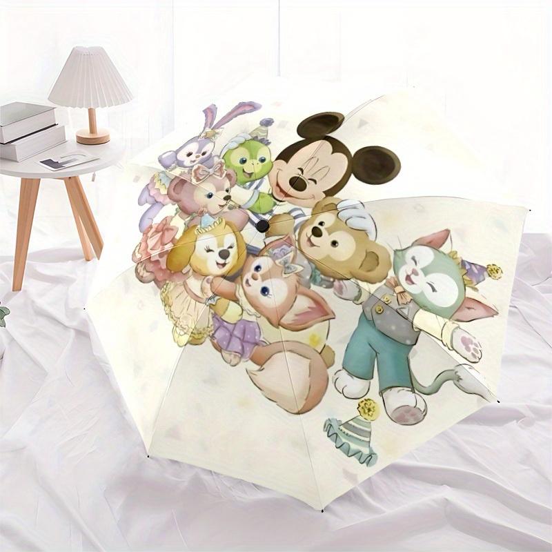 1pc Disney Characters Automatic Folding Umbrella, Compact Portable Travel Umbrella, Perfect Gift for Friends yy250806001