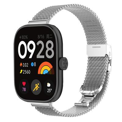 Для Xiaomi Smart Band 9 Pro/8 Pro/Redmi Watch 4/Watch 5/Watch 5 eSIM Запасной браслет для часов Металлический миланский сетчатый ремешок для часов