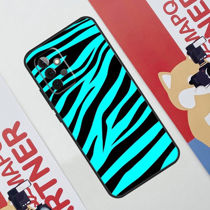 Чехол с принтом "Зебра" для Samsung Galaxy A36 A35 A55 A06 A16 A26 A56 A53 A32 A52 A33 A13 A14 A34 A54 A17 A15