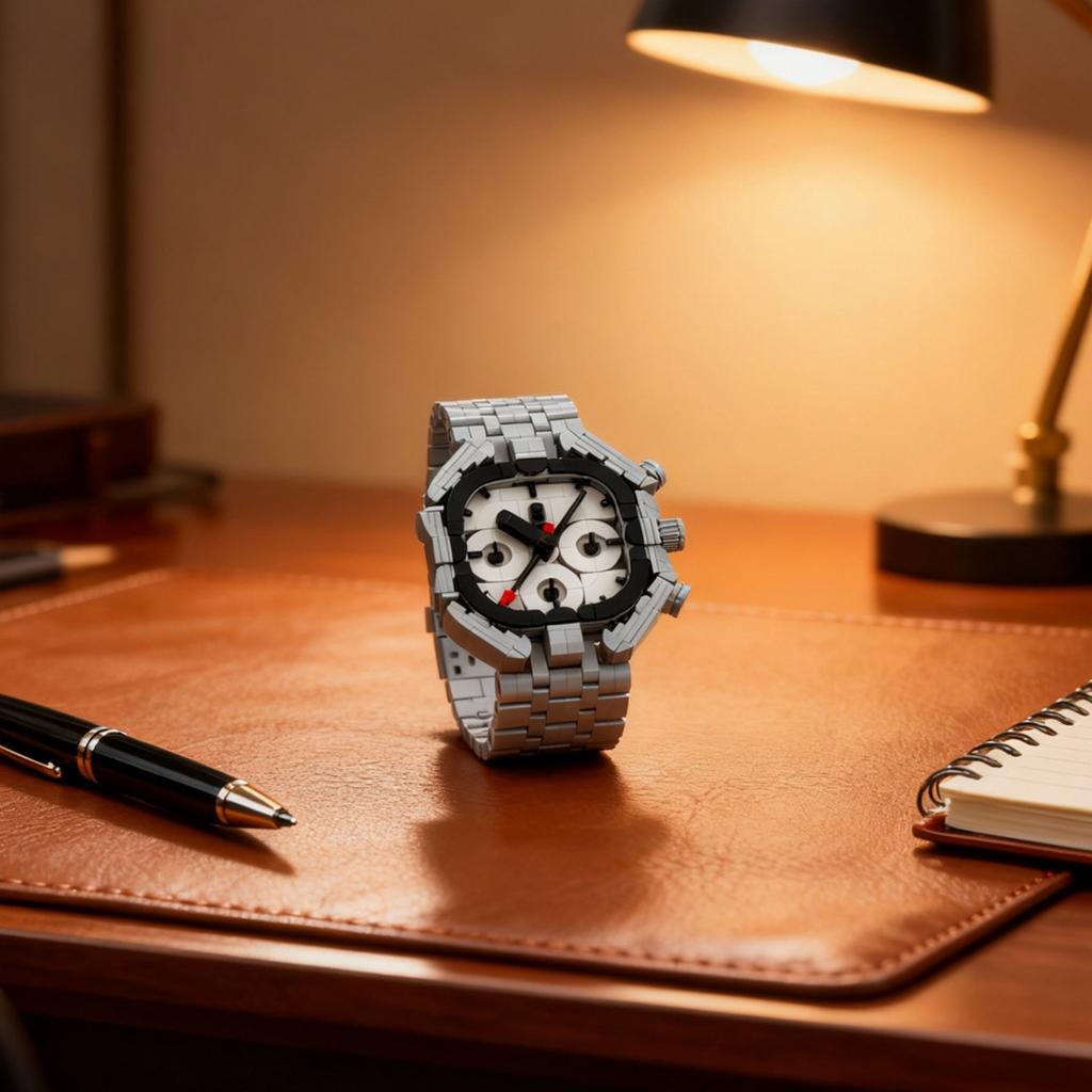 Строительные модули в форме часов, наборы для сборки моделей из строительных кирпичиков для самостоятельной сборки, коллекционные предметы для украшения стола (357 штук)