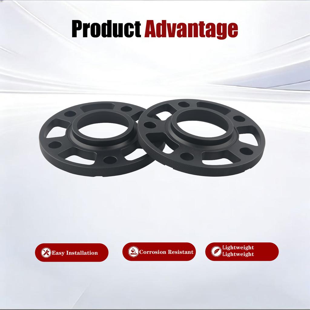 For Bmw E/F-Series 12/15/20mm Wheel Spacer Adapter PCD 5x120 CB 72.56mm 5-Lug Car 2Pieces/set Aluminium 6061-T6