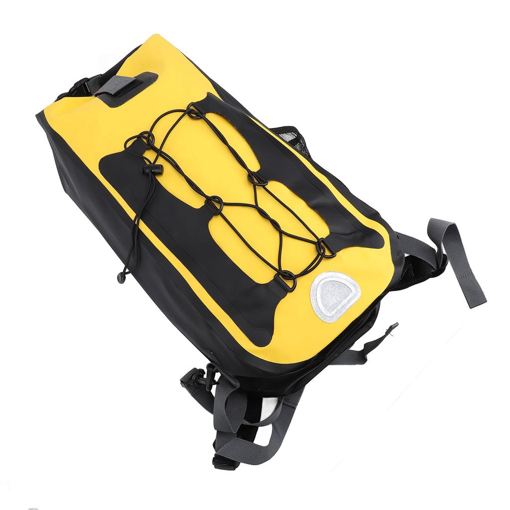 Water Proof Backpack Multifunctional 20L Large Capacity PVC Outdoor Sport Daypack for Travel Yellow