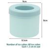 14-Grid Ice Cube Tray Silicone Ice Mold Removable Lid Diy Homemade Popsicle Freezer Bar Supplies Bjl007