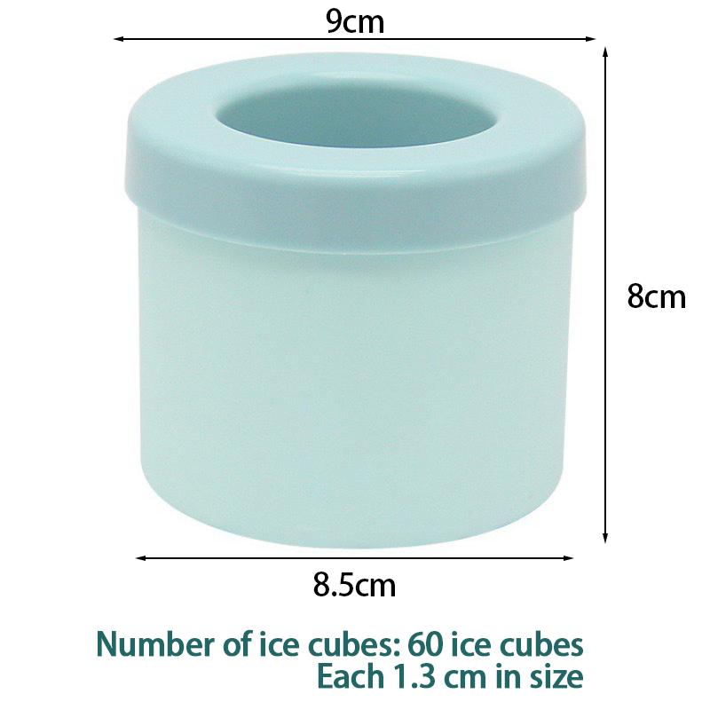 14-Grid Ice Cube Tray Silicone Ice Mold Removable Lid Diy Homemade Popsicle Freezer Bar Supplies Bjl007