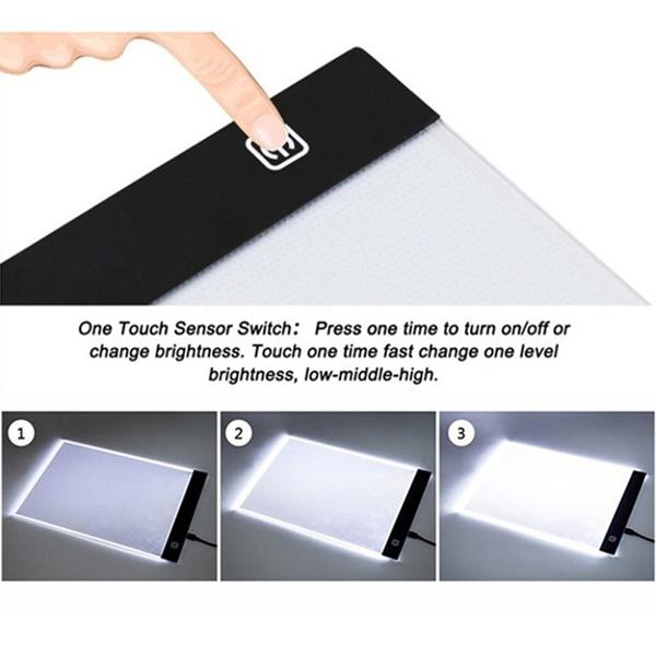 A4 Copy Desk Led Luminous Board Animation Copy Through Writing Desk Painting Drawing Board