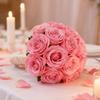 5/10 шт. Блестящий искусственный букет роз для свадебного украшения, подарок на День святого Валентина, день рождения, детский праздник, домашний декор