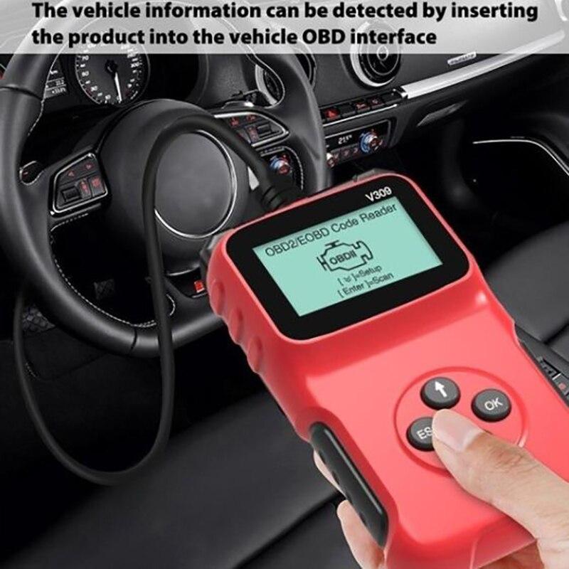 icreative Новейший V309 ELM327 12 В OBD2 Автомобильный диагностический сканер кодов Поддержка полной OBDII Obd 2 диагностической функции с несколькими языками