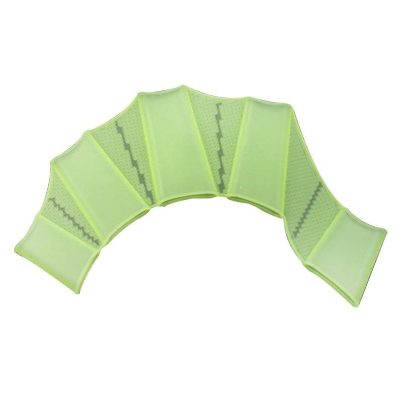 1 Pair Silicone Swim Swimming Gear Fins Hand Webbed Flippers Training Fins Glove