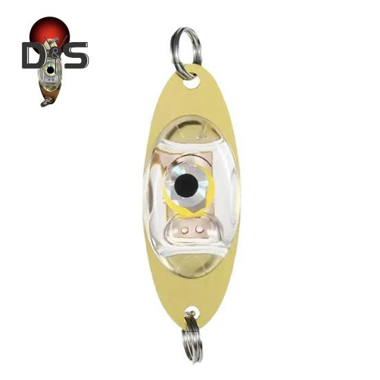 Светодиодная приманка для рыбы, ярко-яркая, для глубоководной рыбалки, светодиодные рыболовные приманки со встроенным аккумулятором, автоматическим включением/выключением, подводные мигающие фонари для троллинга