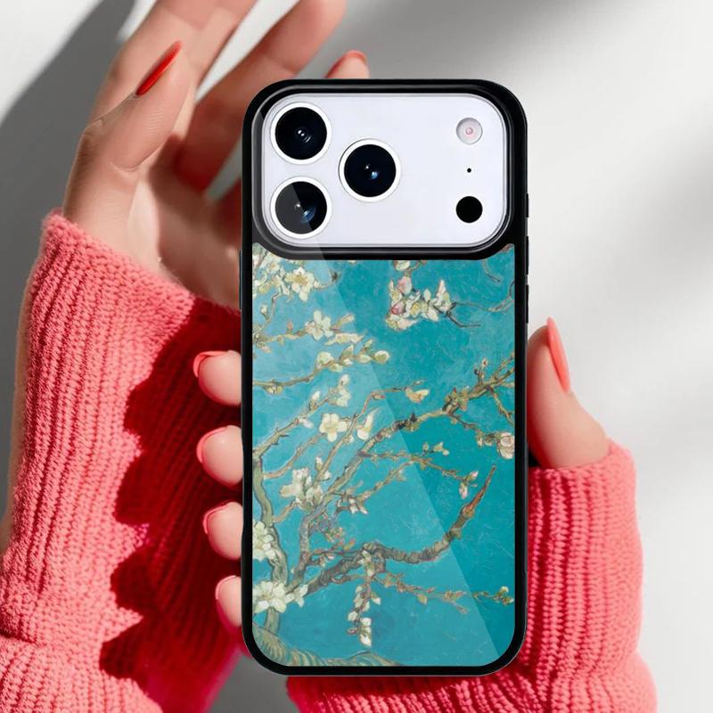 Масляная живопись Бохо Цветочный Арт Чехол для Телефона для iPhone 17 Air 16e 15 14 13 Pro Max Задняя Крышка для 12 11 Pro Coque
