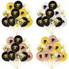 Graduation Season Theme Decoration Graduation Latex Balloon Set Gold Confetti Combination Balloon Congratulations Graduation Party