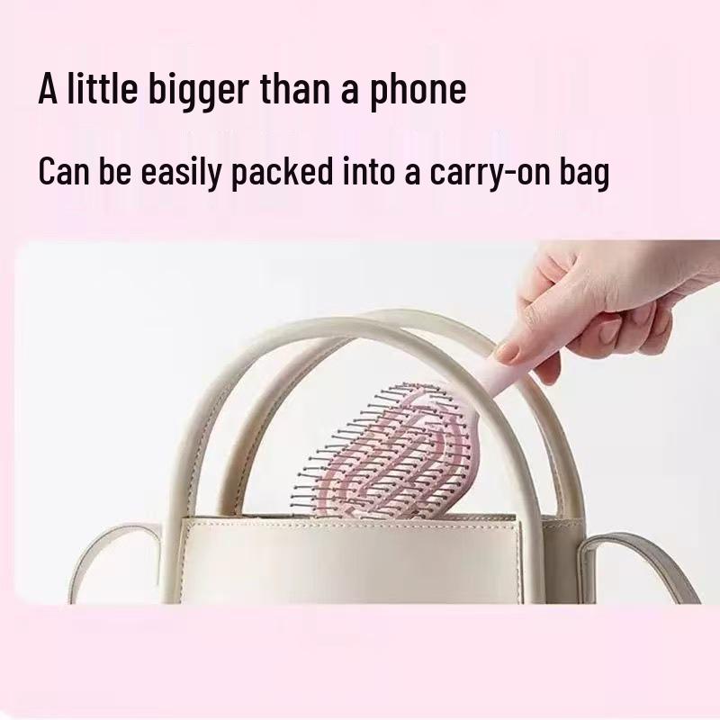 Женская пушистая расческа с воздушной подушкой для длинных волос - Идеально подходит для сушки феном, завивки и массажа