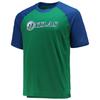 X NBA Dallas Mavericks City Edition Удобная мягкая универсальная приятная для кожи футболка с коротким рукавом унисекс топы сине-зеленого цвета DB2636-312