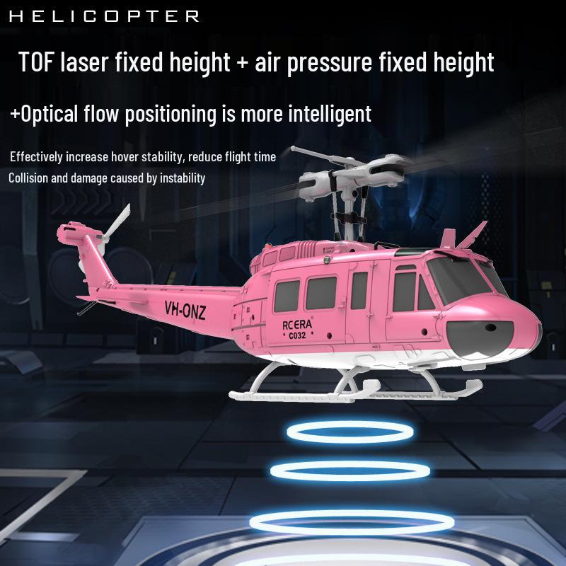 UH-1 Шестиканальный Бесфлайбарный Перевернутый Трюковой Вертолет на Радиоуправлении Игрушка