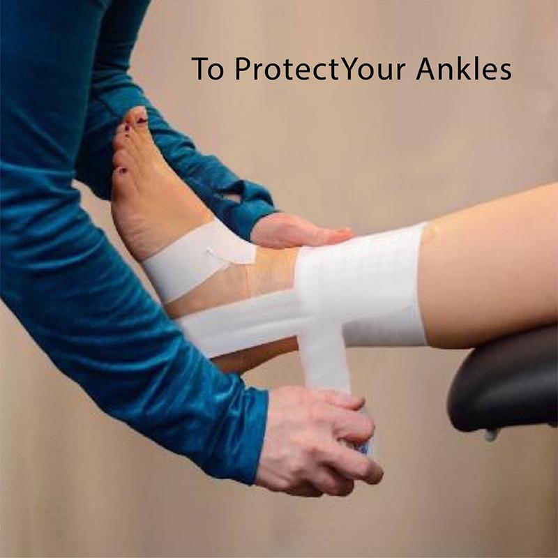 1 рулон спортивных бинтов, белая защитная хлопковая фиксирующая лента для кромки зубов, хлопковая белая лента с нашивками, спортивное оборудование