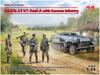 ICM Немецкий армейский бронетранспортер с немецкой пехотой Пластиковая модель 35103 1/35 Sd.Kfz.251/1 Ausf.A