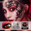 Eyeshare 1 Pair Red Vampire Cosplay Contact Lenses For Eyes Halloween Coser Eye Makeup Lenses Beauty Students