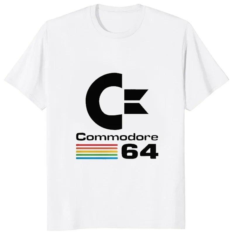 Vintage Amiga Commodore T-shirt Funny Graphic Casual Fashion Unisex Clothes Y2k Hipster Humor Streetwear Printed Women T Shirt