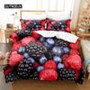 Bright Fruit Bedding Set Duvet Cover Set 3d Bedding Digital Printing Bed Linen Queen Size Bed Set  Fashion Design