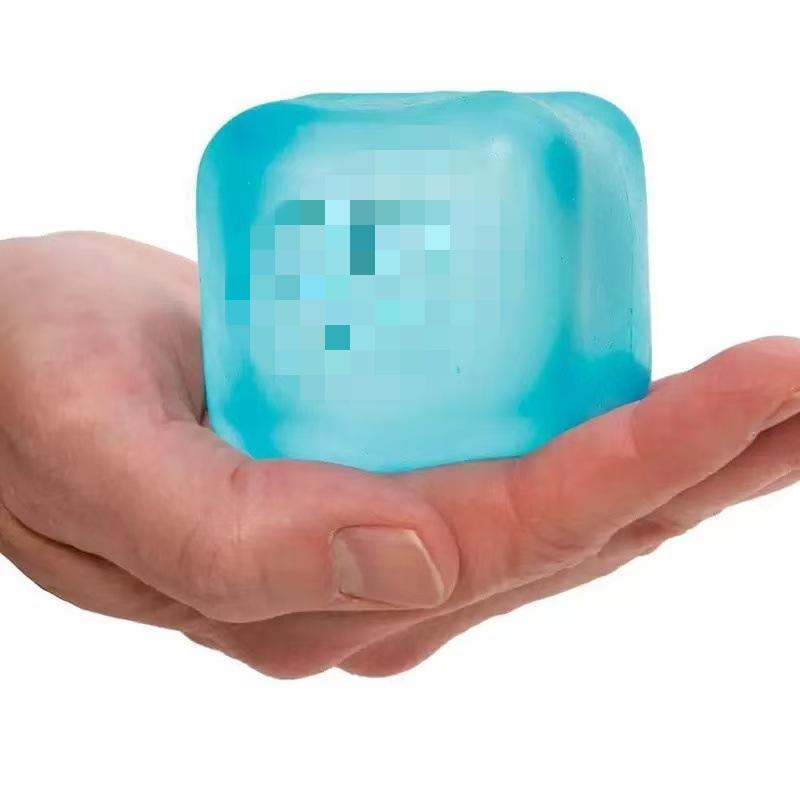 Needoh Decompression Cube Pinch Le Maltose Ice Cube Large Sensory Toy Tpr Decompression Vent Toy