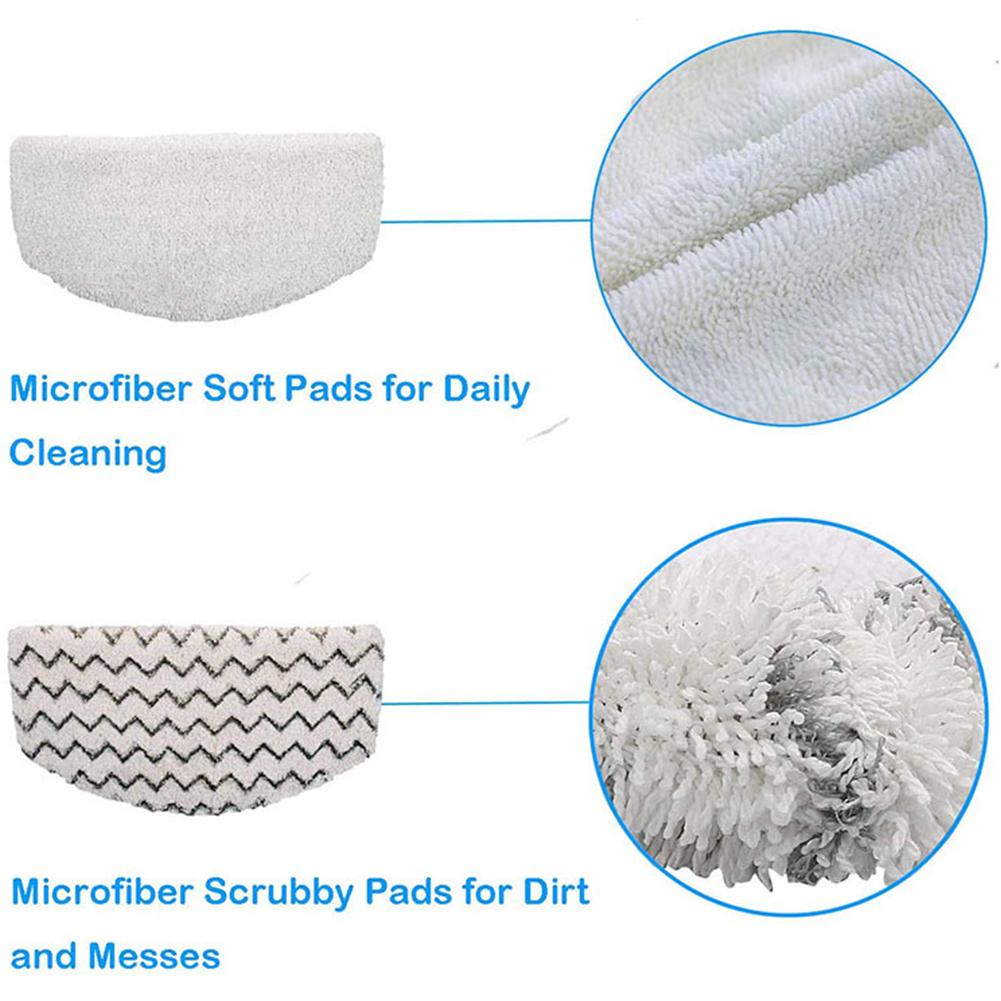 Microfiber Mop Pads for Bissell For PowerFresh 1940 Series 4 Reusable Cloths for Everyday Cleaning and Tough Stains
