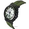 Casio Pro Trek Аналогово-цифровые часы с ремешком из биополимерной смолы, белый циферблат, солнечная батарея PRW-61LD-3 100 м, мужские часы
