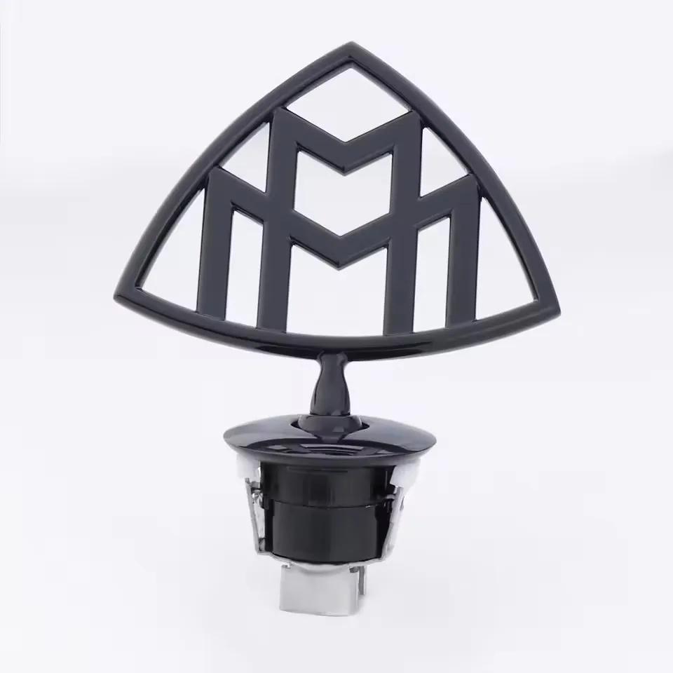 Логотип Maybach Передний стоячий Металлическая эмблема-знак Капот автомобиля Задний значок для Mercedes-Benz Maybach C E S Класс S400 S500 S6001 F4