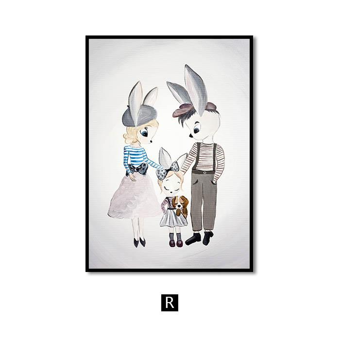 Розовый детский цветок для девочек, настенная живопись на холсте, картина с лошадью, лебедем, плакаты на скандинавскую тему и принты, настенные панно для гостиной, детской комнаты