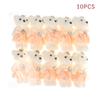 10Pcs 12Cm Bear Flower Bouquet Toy Cartoon Doll Foam Bouquet Gift Party Decor