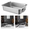 Stainless Steel Cat Litter Box Easy Clean Design