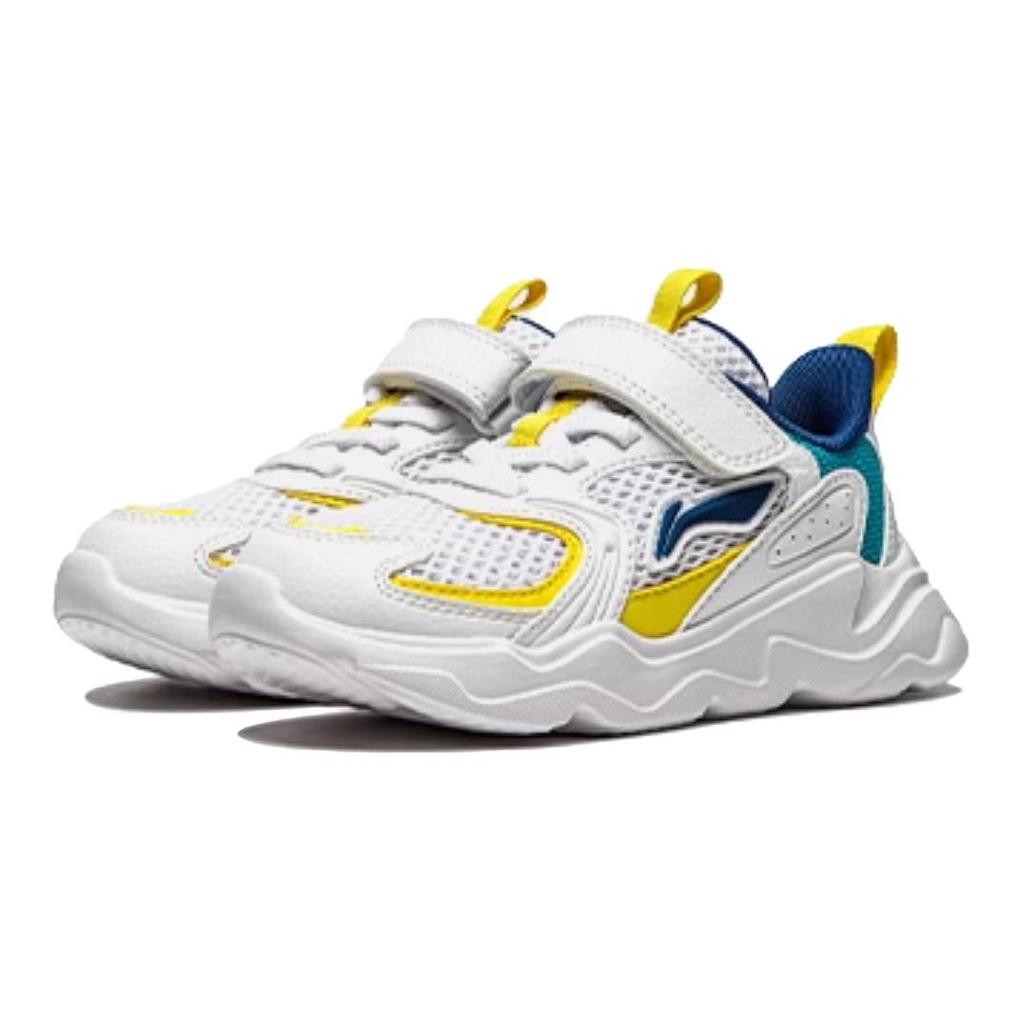Li Ning Kids Sports Trend Низкие повседневные туфли Детские повседневные туфли Белый Синий Желтый YKNU038-1