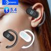 Bluetooth 5.4 Headphone Ear Hook Wireless Earphone 180° Rotation LED Display HiFi Stereo Noise Reduction Headset for Sport Business Music Earbud