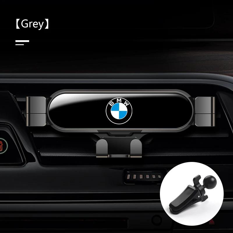 JUSK5 New 2025 Gravity Car Holder For Phone Air Vent Clip Mount Mobile Cell Stand For BMW M Power Sport M1 M3 M4 M5 M6 E90 F30 X4 X5 X