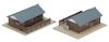 KATO N Gauge Railway Official Building 2 Houses Completed Product 23-235 Railway Model Supplies