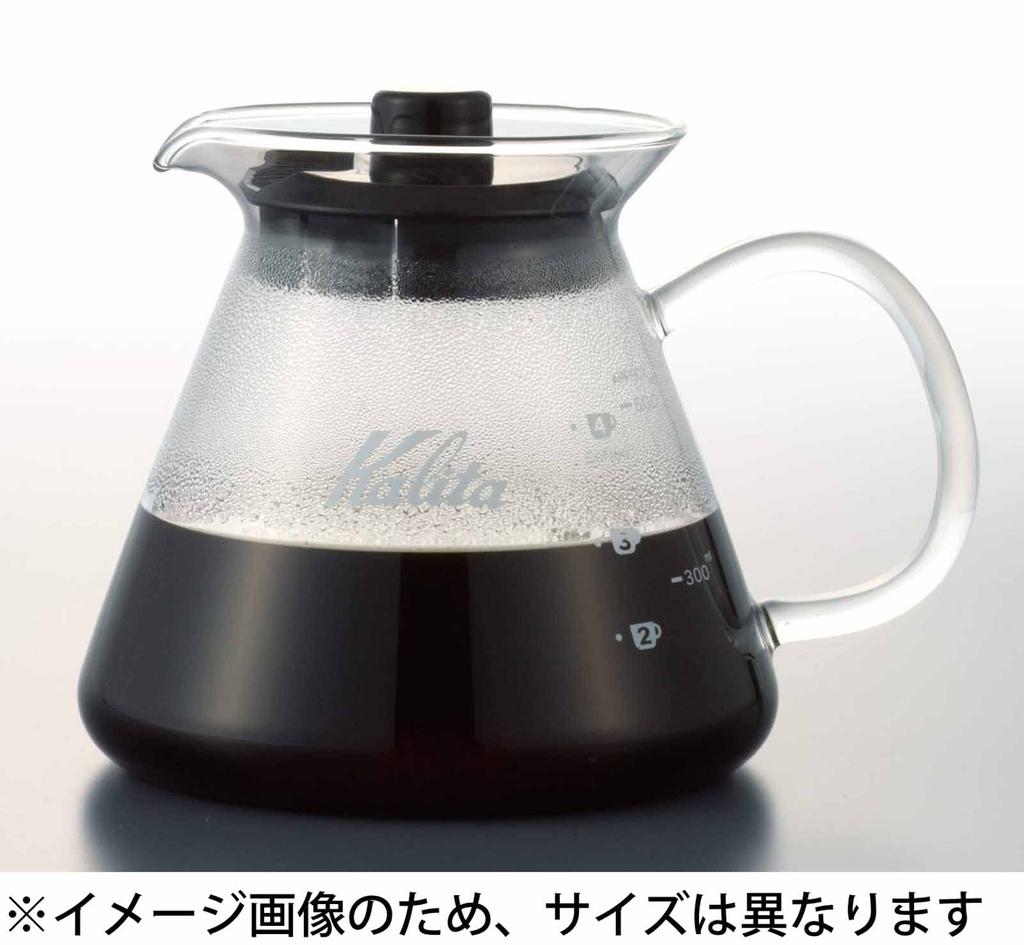 Kalita Кофейный сервиз, термостойкое стекло, 300 мл, на 1-2 персоны, G #31253, подходит для микроволновой печи, с функцией памяти