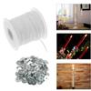 Party Oil Lamps Making Supplies Candlestick Sustainer Tabs Cotton Wick Wax Candle Core Square Braid