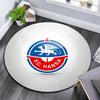 Круглый ковер FC Hansa Rostock, Ковер для гостиной, спальни, дивана, игровой комнаты, Декор, Нескользящий коврик для пола