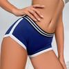 Women's Boxer Panties Breathable Low Waist Underpants Ladies Fitness Boxer Shorts for Sports Home Gym Daily Wear