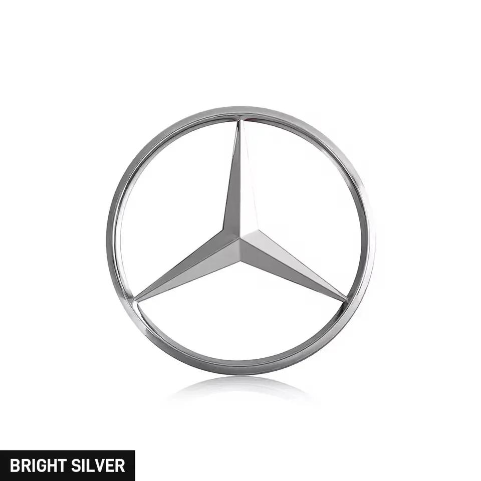 Новый C200 E200 Для Mercedes Benz 1 шт. 70 мм Значок двигателя автомобиля Наклейки на капот 3D Металлический значок Декоративная наклейка для Mercedes Benz AMG